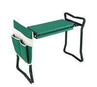 Agenouilloir De Jardin Genouillère et siège de jardin multifonctions | Tabouret de jardin pliant en acier inoxydable, avec sac à outils, coussin à genoux, chaises de fournitures de jardin