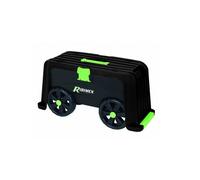 Ribimex Chariot convertible 4-en-1 PRAGENP4R agenouilloir et tabouret sur roues