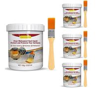 Agent Anti-Fuite étanche, Liquide d'étanchéité Transparent,2024 Nouveau Scellant isolant étanche, Colle Anti-Fuite de Mastic isolant pour une Utilisation intérieure et Extérieure (100 g, 3 pcs)
