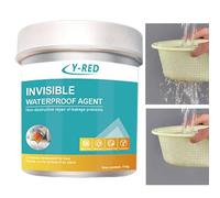 Agent anti-fuite imperméable invisible, scellant imperméabilisant, scellant imperméable transparent, agent d'étanchéité de revêtement imperméable de 100 g, revêtement intérieur et extérieur, colle