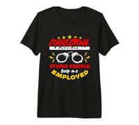 Agent correctionnel Stupide Gardien de Prison Agent correctionnel T-Shirt Haut de Gamme