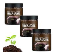 Agent d'ameublissement du sol, Trésor activé de qualité supérieure, Améliore la séquestration du carbone dans le sol, Engrais pour plantes, Amélioration de la qualité (3)