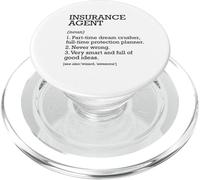 Agent d'assurance Définition de poste Agent d'assurance personnalisé PopSockets PopGrip pour MagSafe