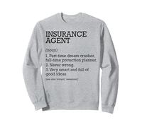Agent d'assurance Définition de poste Agent d'assurance personnalisé Sweatshirt