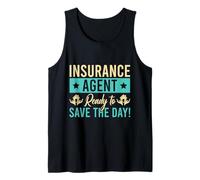 Agent D'assurance Save The Day Courtier D'assurance Drôle Débardeur