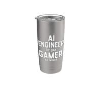 Agent de données IA de programmation drôle LLM Prompt Engineering Ai Gobelet isotherme en acier inoxydable double paroi