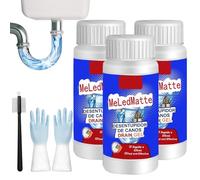 Agent de dragage de canalisations, agent de dragage de canalisations puissant, déboucheur liquide pour éviers haute performance, déboucheur de canalisations (3Pcs)