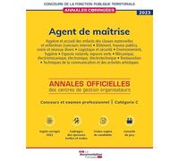 Agent de maîtrise 2023: Concours et examen professionnel. Catégorie C