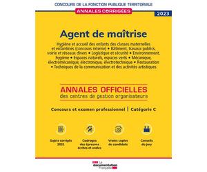 Agent de maîtrise 2023 Concours et examen professionnel. Catégorie C - Collectif - Documentation Francaise - broché - Scolaire / Universitaire