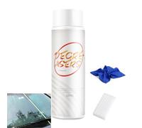 Agent de nettoyage du film d'huile de verre de la voiture Lesyia - Fog anti-rain, nettoyant pour bouclier éolien, nettoyant en verre de voiture à vision claire, améliore la visibilité (1 Set)