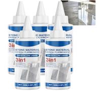 Agent de placage de cristal de pierre 3-en-1, spray de revêtement céramique, nettoyant pour carreaux brillants et protecteurs longue durée, scellant et polisseur résistant aux taches pour les (5pcs)