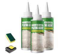 Agent De Placage RevêTement Nanocristallin Pour Carrelage Et Meubles, Nettoyant Et Polissant Pour Surfaces En Pierre, DéTachant Pour Comptoirs En Quartz, StéAtite Et Marbre (3 * 160ml)