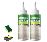 Agent De Placage RevêTement Nanocristallin Pour Carrelage Et Meubles, Nettoyant Et Polissant Pour Surfaces En Pierre, DéTachant Pour Comptoirs En Quartz, StéAtite Et Marbre (2 * 160ml)