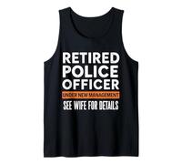 Agent de police à la retraite sous une nouvelle direction Funny Policeman Débardeur