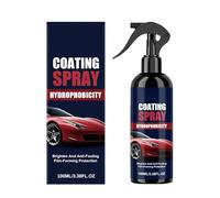Agent de pulvérisation pour voiture, finition hydrophobe haute brillance, protecteur de peinture sans eau 100 ml, pulvérisation de couche de céramique à brillance rapide, solution de détail automatiqu