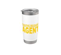Agent de récupération fugif pour chasseur de primes Gobelet isotherme en acier inoxydable double paroi