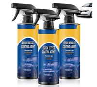 Agent de Revêtement à Effet Rapide pour Voiture, 3 Pièces de Spray de Revêtement Automobile, Produit de Revêtement Multifonctionnel à Action Rapide, Décapant de Rayures pour Voiture, Spray de