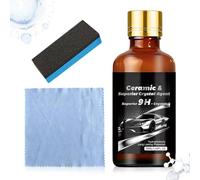 Agent de revêtement automobile - Imperméable, résistant aux UV, bouteille longue durée avec finition brillante, matériau nano céramique avancé, liquide de polissage protecteur, pour capot latéral et