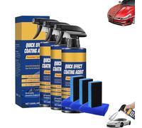 Agent de revêtement avancé à action rapide pour voiture, protecteur de peinture et anti-rayures, spray de revêtement de voiture en céramique pour brillance et protection, cire hydrophobe pour