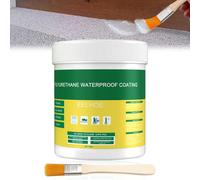 Agent De Revêtement Imperméable Transparent Avec Pinceau,Anti Fuite,Polyurethane Waterproof Coating,Resine Etancheite Transparente,Agent De Réparation De Mur,Mastic D'isolation Étanche