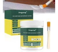 Agent De Revêtement Imperméable Transparent Avec Pinceau,Anti Fuite,Polyurethane Waterproof Coating,Resine Etancheite Transparente,Agent De Réparation De Mur(Green,300ml)