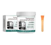 Agent de revêtement imperméable transparent, mastic d'étanchéité invisible pour l'intérieur et l'extérieur, sur les toits, les murs, les jardins et les fenêtres. (1pc)