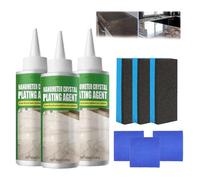 Agent de revêtement nano cristal pour carrelage et meubles, marbre et pierre, agent de placage nano cristal, réparation des rayures, polissage durable, protection forte, polissage et revêtement, 160