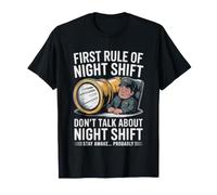 Agent De Securite Quart Nuit Vintage Humour T-Shirt