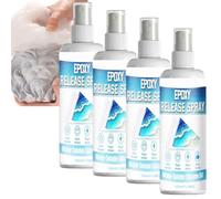 agent démoulant époxy non siliconique antiadhésif, démoulant inodore à séchage rapide à base d’eau pour résine époxy, agent démoulant à haute température pour résine époxy, spray démoulant (4pcs)