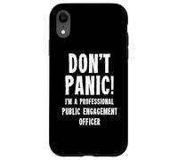 Agent d'engagement Public Coque pour iPhone XR