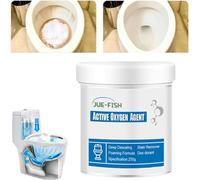 Agent d'oxygène actif pour toilettes - 250 g - Mousse nettoyante pour toilettes - Multifonction - Puissant agent de dragage de tuyaux - Convient pour le nettoyage des canalisations de toilettes, sans