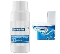 Agent d'oxygène actif pour toilettes, nettoyant pour cuvette de toilette, nettoyant en mousse pétillante sans contact, nettoyant d'évier et de canalisations, poudre de nettoyage tout usage, nettoyant