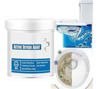 Agent d'oxygène actif pour toilettes, nettoyant pour cuvette de toilette, nettoyant en mousse pétillante sans contact, nettoyant d'évier et de canalisation, poudre de nettoyage tout usage, nettoyant