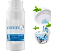 Agent d'oxygène actif pour toilettes, poudre de nettoyage tout usage, mousse de cuvette de toilette, puissant agent de drage de tuyaux, super dissolvant pour tuyau de toilette de cuisine (250 g, 1