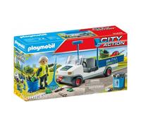 Playmobil City Action 71433 - Agent d'entretien voirie avec véhicule