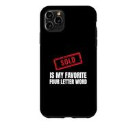Agent Immobilier Agence immobilière Vendeur de Maison Courtier en Marketing Coque pour iPhone 11 Pro Max