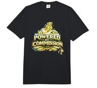 Agent Immobilier Agent de Vente Power by Commission Comfort Colors Adult Heavyweight T-Shirt