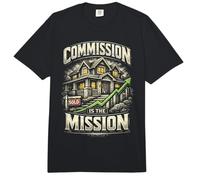 Agent Immobilier Agent Immobilier Commission is The Mission Comfort Colors Adult Heavyweight T-Shirt