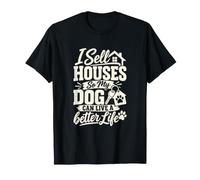 Agent Immobilier Chien Maman Immeuble Vente de propriété Humour T-Shirt