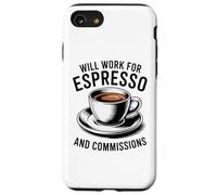 Agent immobilier Espresso - Agence de fermeture alimentée par le café Coque pour iPhone SE (2020) / 7 / 8