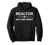Agent Immobilier Jour et Nuit Agent Immobilier drôle Sweat à Capuche