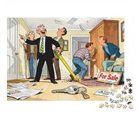 Agent Immobilier Propriété Vue Puzzle en Bois Imperméable DIY Puzzles De 1000 Pièces pour Adultes Cadeaux Amusant De Décoration pour La Maison