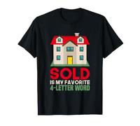 Agent Immobilier Vendu Courtier Propriété Condo Luxury Mansions Agent T-Shirt