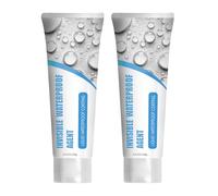 Agent Imperméable Invisible, Formule Transparente À Séchage Rapide, 240 G, Colle Transparente 2 Pièces, Adhésif Imperméable Invisible, Prévention Des Fuites Et Réparations, Pour Carrelage De Toilettes