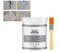 Agent imperméable invisible perméable, agent de revêtement de réparation de mur imperméable transparent, mastic de colle de pulvérisation anti-fuite de toilette (100g)