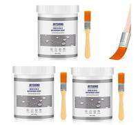 Agent Imperméable Invisible - Revêtement Imperméable Transparent & Agent Anti-Fuite Étanche pour Toit & Mur - Mastic Adhésif Liaison Haute Résistance & Scellant Isolant Puissant(3 x 300G)