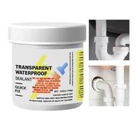 Agent imperméable invisible transparent de 100 g - Scellant transparent pour les murs, les toits, les tissus et autres | Hydrofuge pour la prévention des fuites | Imperméable au séchage