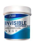Agent imperméable invisible Wisylizv - Scellant imperméable - Colle de liaison forte de 100 g - Revêtement transparent - Agent anti-fuite pour intérieur et extérieur, balayage