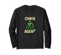 Agent of Mayhem - Matrix Dropout - Graphique Graffiti Amusant Manche Longue