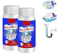 Agent puissant de dragage de tuyaux, agent d'oxygène actif pour toilettes, outil de nettoyage en poudre portable, super agent de débouchage en poudre, nettoyeur de canalisations d'évier pour dragage